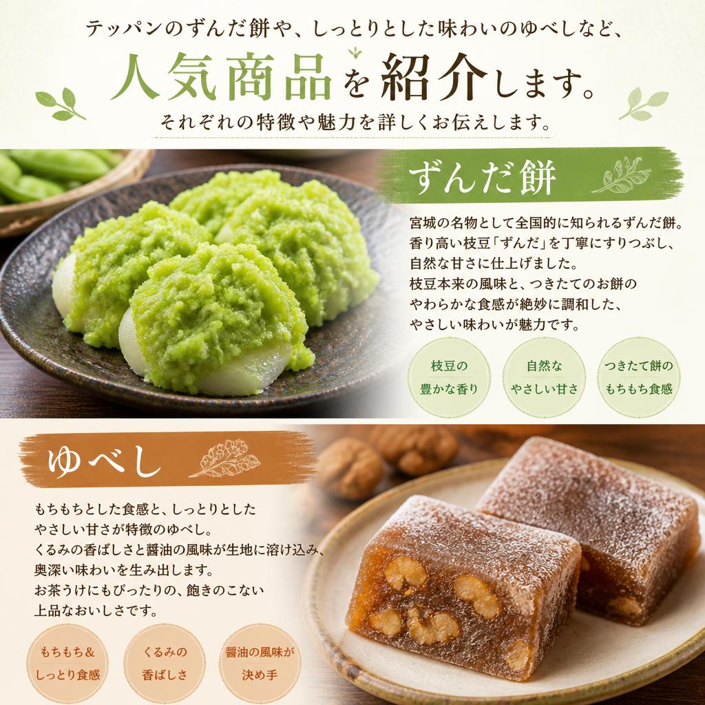 人気の和菓子紹介